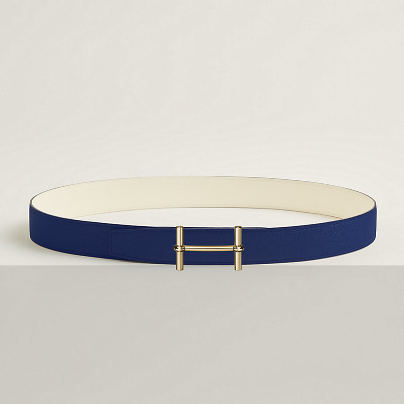 H d'Ancre 벨트 버클 & 리버서블 가죽 스트랩 32mm