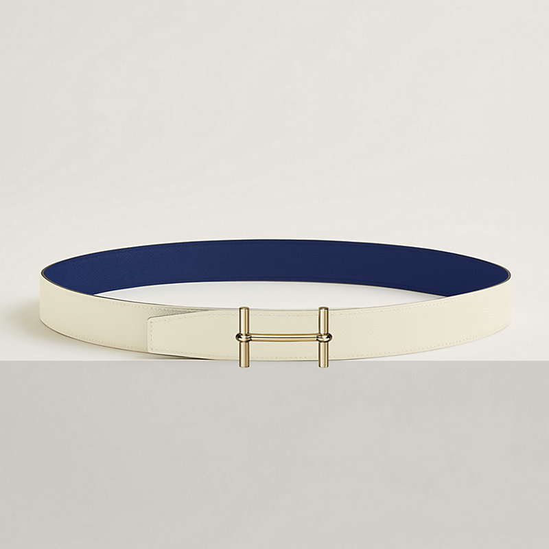 H d'Ancre 벨트 버클 & 리버서블 가죽 스트랩 32mm