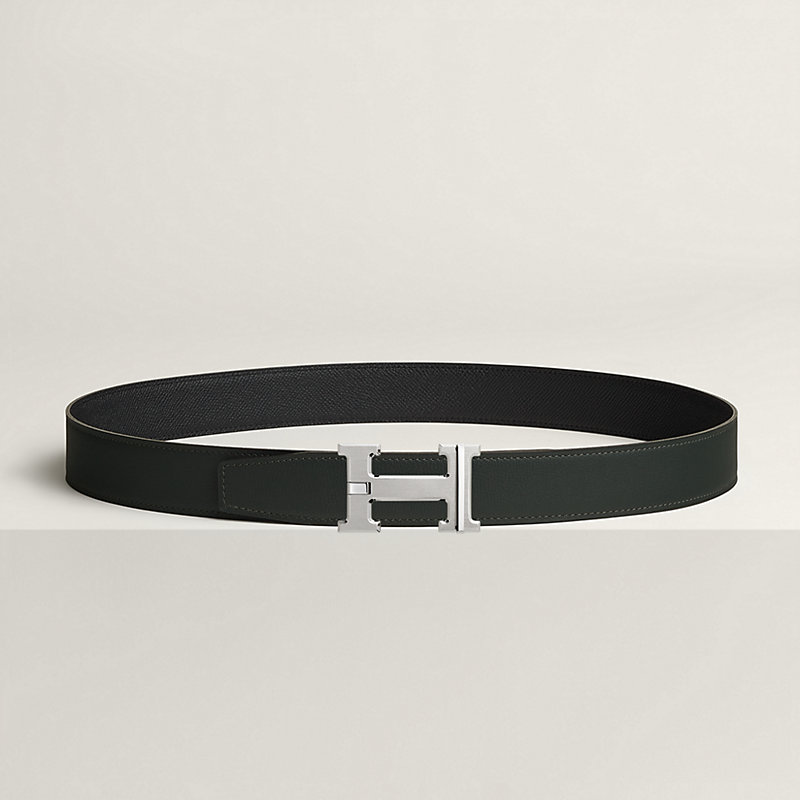 H Day & Night reversible belt buckle & Reversible leather strap 32&nbsp;mm, View: , view 4 of 4