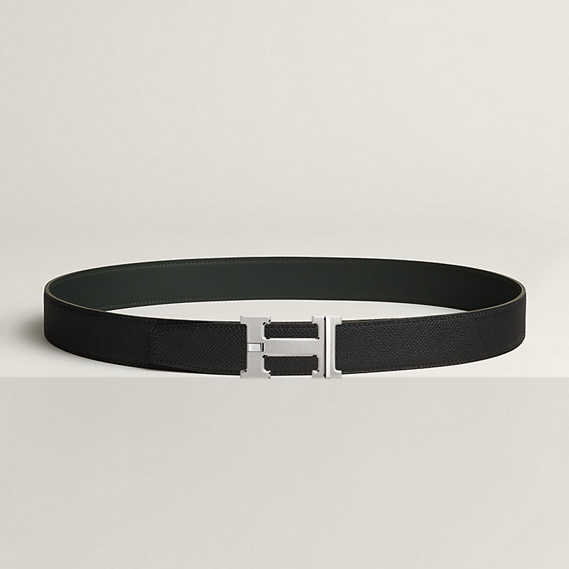 H Day & Night reversible belt buckle & Reversible leather strap 32&nbsp;mm, View: , view 3 of 4
