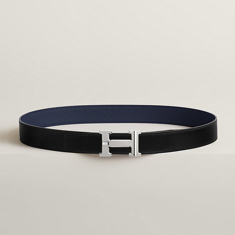 H Day & Night reversible belt buckle & Reversible leather strap 32&nbsp;mm, View: , view 4 of 4