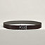 H Day & Night reversible belt buckle & Reversible leather strap 32 mm, view 1 of 2