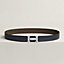 H Day & Night reversible belt buckle & Reversible leather strap 32&nbsp;mm, View: , view 4 of 4