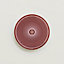 H Deco rouge bread and butter plate, View: Worn, worn, view 1 of 3