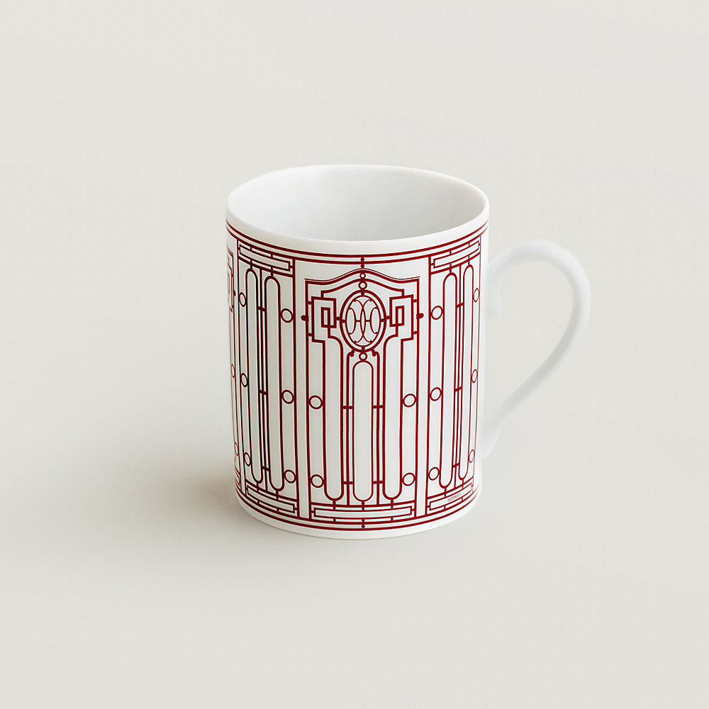 H Deco rouge mug n°1 | Hermès USA