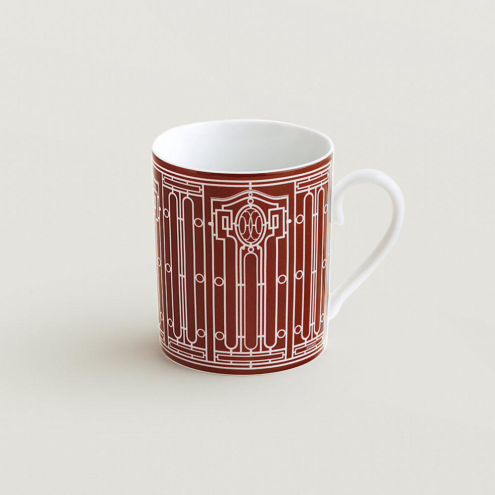 hermes mug red