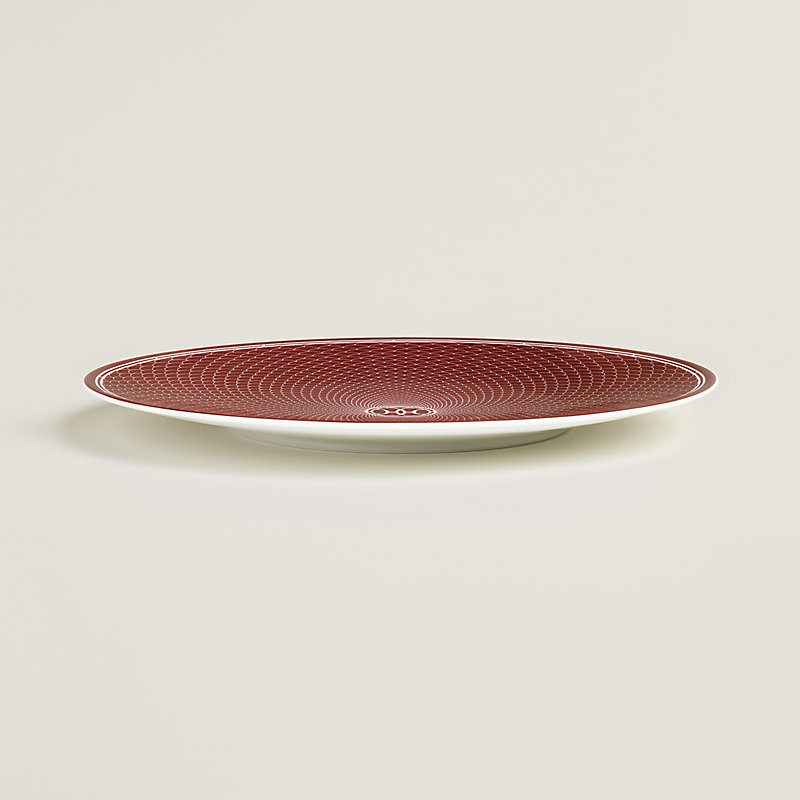 H Deco rouge dinner plate