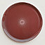 H Deco rouge round platter, large model, View: Worn, worn, view 1 of 3