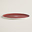 H Deco rouge round platter, large model, View: Worn, worn, view 3 of 3