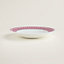 H Deco rouge soup plate, View: Worn, worn, view 3 of 3