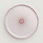 H Deco rouge tart platter, View: Worn, worn, view 1 of 3