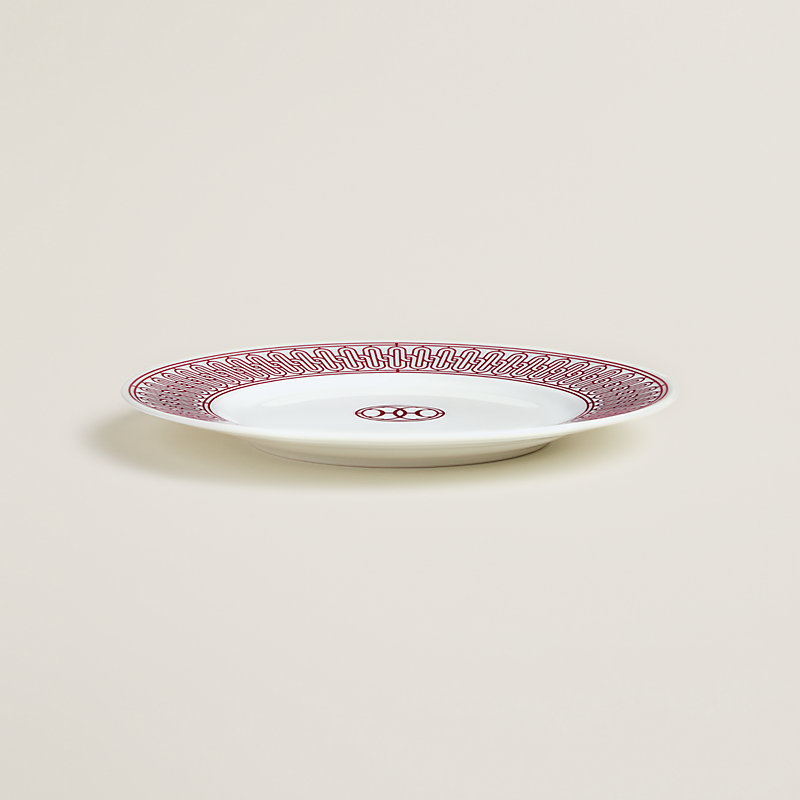 H Deco rouge 디저트 플레이트 n°1
