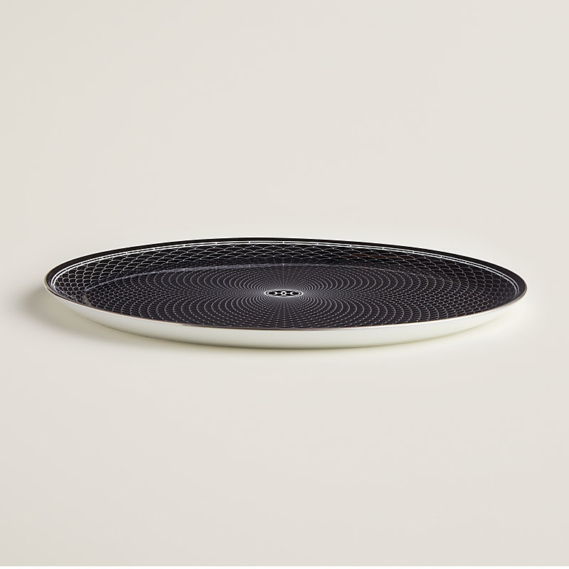 H Deco round platter, large model