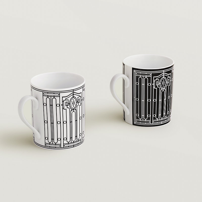 hermes tie set mug