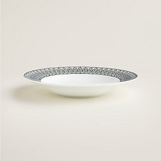 H Deco soup plate | Hermès USA