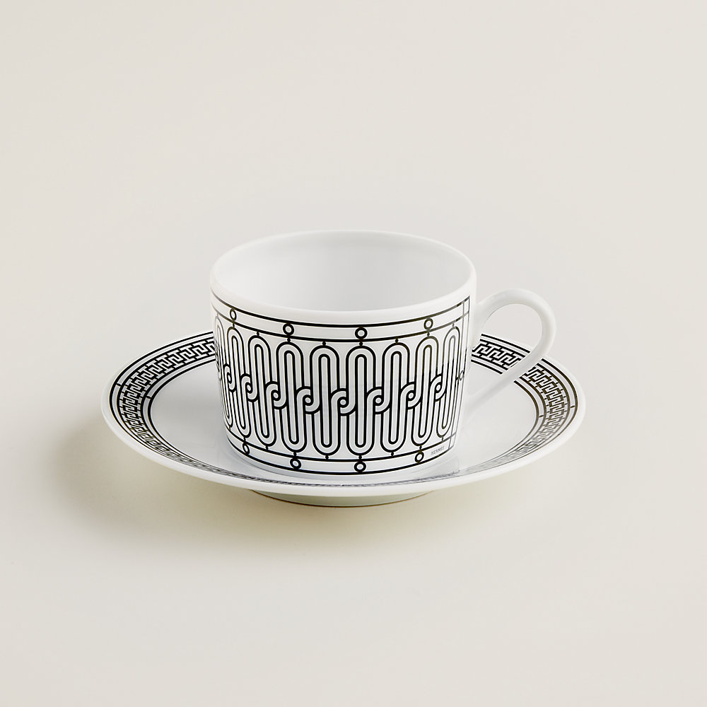 hermes tea cup and saucer