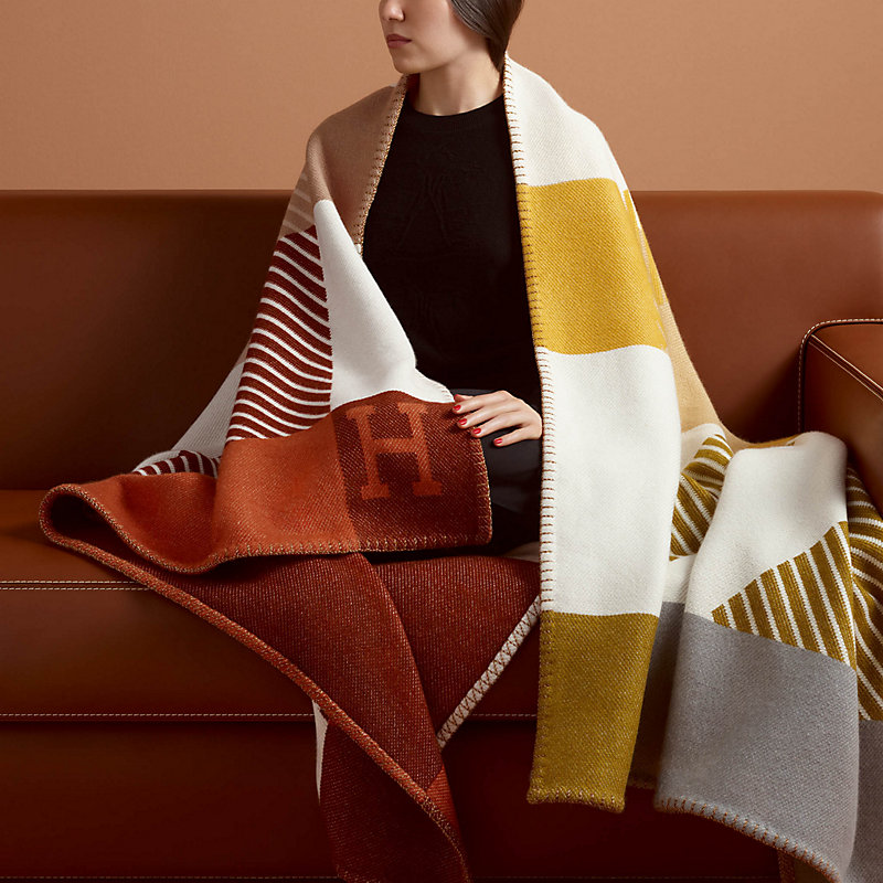 hermes h blanket