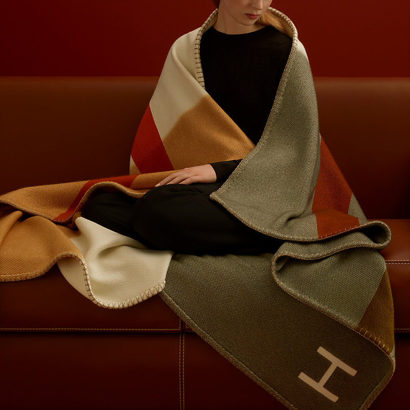 hermes h blanket