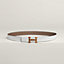 H Email Bandana belt buckle & Reversible leather strap 24&nbsp;mm, View: , view 2 of 2