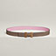H Email Bandana belt buckle & Reversible leather strap 24&nbsp;mm, View: , view 1 of 2