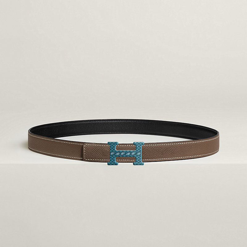 H Email Bandana 벨트 버클 & 리버서블 가죽 스트랩 24mm
