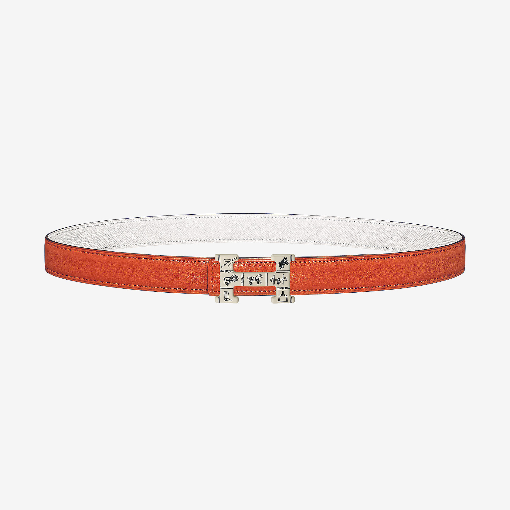 belt buckle \u0026 Reversible leather strap 