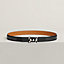 H Email Coeur belt buckle & Leather strap 24&nbsp;mm, View: , view 1 of 1