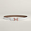 H Email Coeur belt buckle & Reversible leather strap 24&nbsp;mm, View: , view 2 of 2