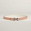 H Email Coeur belt buckle & Reversible leather strap 24&nbsp;mm, View: , view 1 of 2