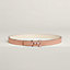 H Email Coeur belt buckle & Reversible leather strap 24&nbsp;mm, View: , view 1 of 2