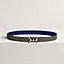 H Email Coeur belt buckle & Reversible leather strap 24 mm, view 1 of 2