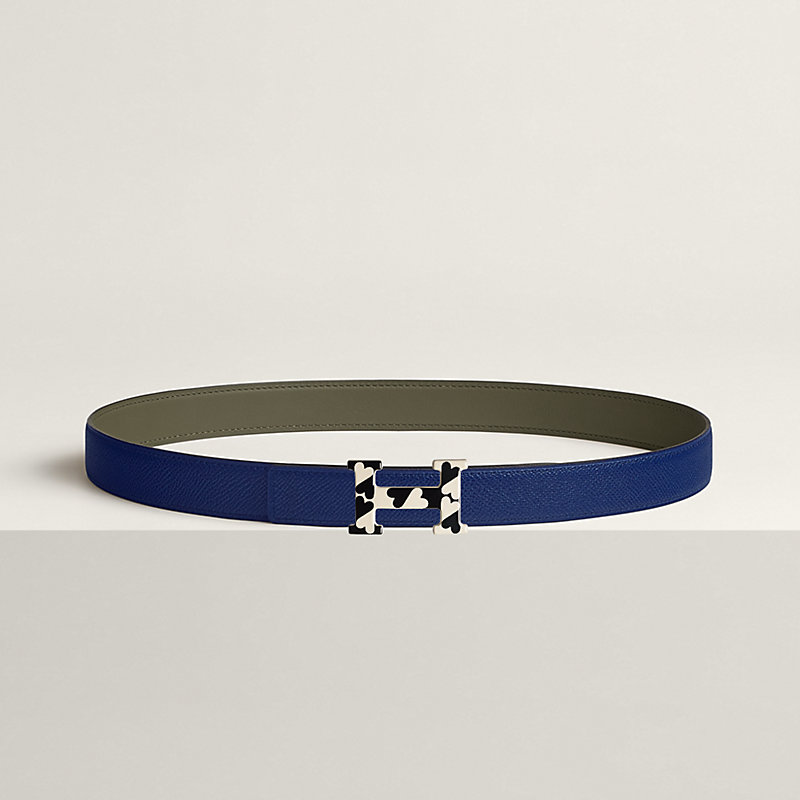 H Email Coeur belt buckle & Reversible leather strap 24 mm