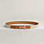 H Email Coeur belt buckle & Toile H Plume leather strap 24&nbsp;mm, View: , view 1 of 2