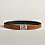 H Embleme belt buckle  & Reversible leather strap 32&nbsp;mm, View: , view 2 of 2