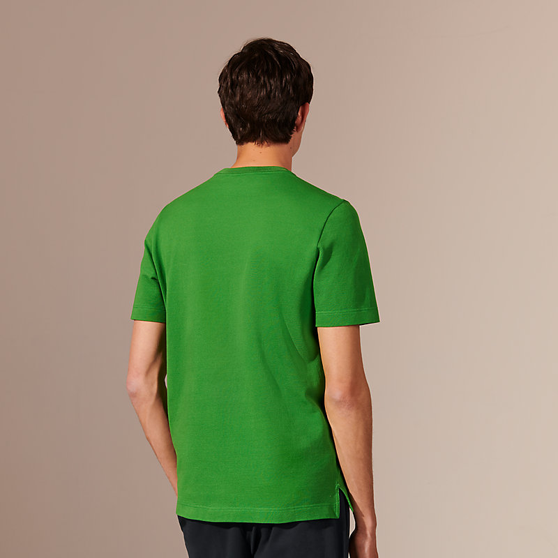 H embroidered T-shirt