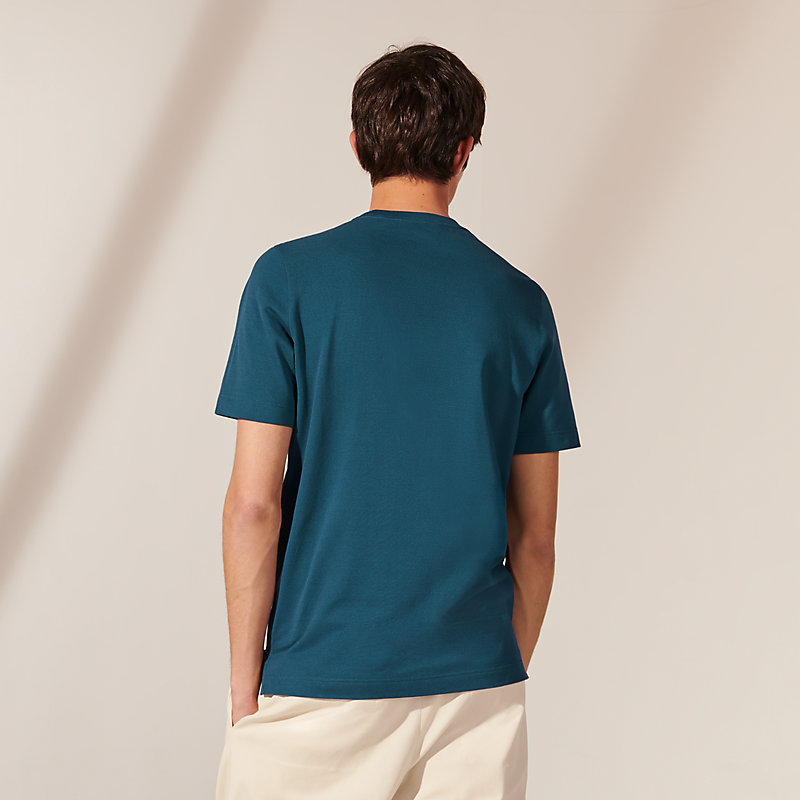 H embroidered T-shirt