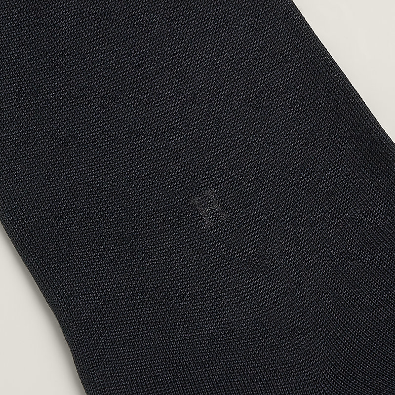 "H" embroidery socks