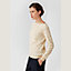 H en Biais boatneck sweater, View: Worn, worn, view 2 of 3