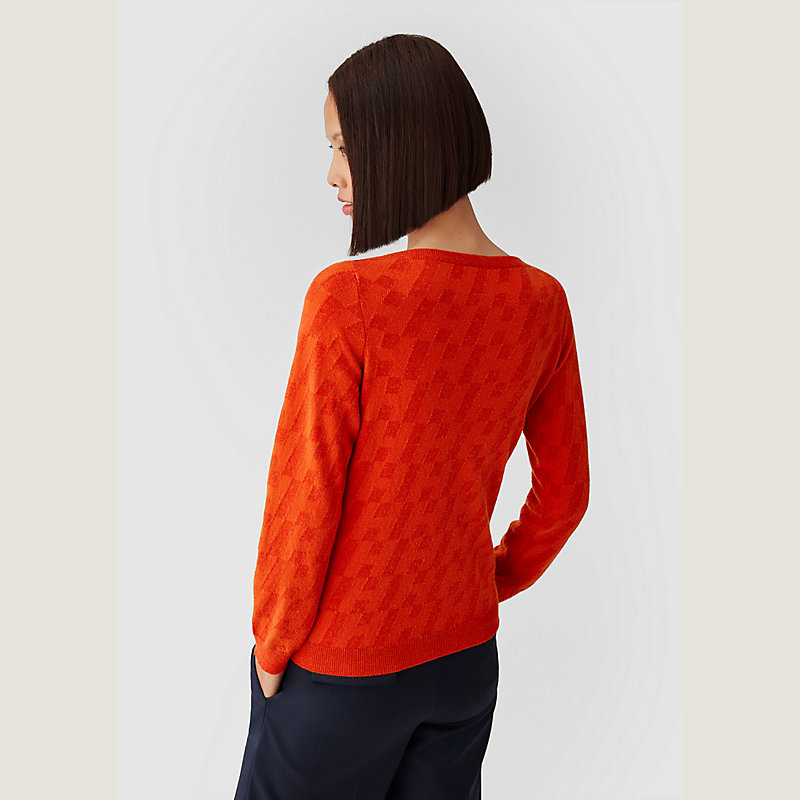 H en Biais boatneck sweater