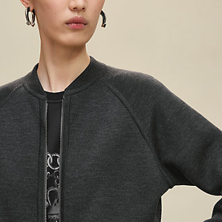 H en Biais【HERMES】リバーシブルコート エルメス/リバーシブル ジップアップコート 【バイアスH】【SALE