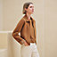 "H en Biais" reversible zipped Jacket, View: Worn, worn, view 1 of 4