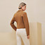 "H en Biais" reversible zipped Jacket, View: Worn, worn, view 2 of 4