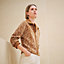 "H en Biais" reversible zipped Jacket, View: Worn, worn, view 3 of 4