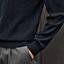 "H en Echelle" crewneck cashmere sweater, View: Worn, worn, view 5 of 5