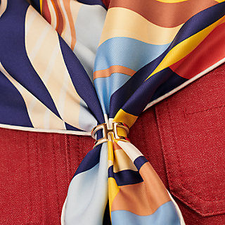 Shop HERMES Trio Scarf Ring (H601473S 00) by HanaFrance