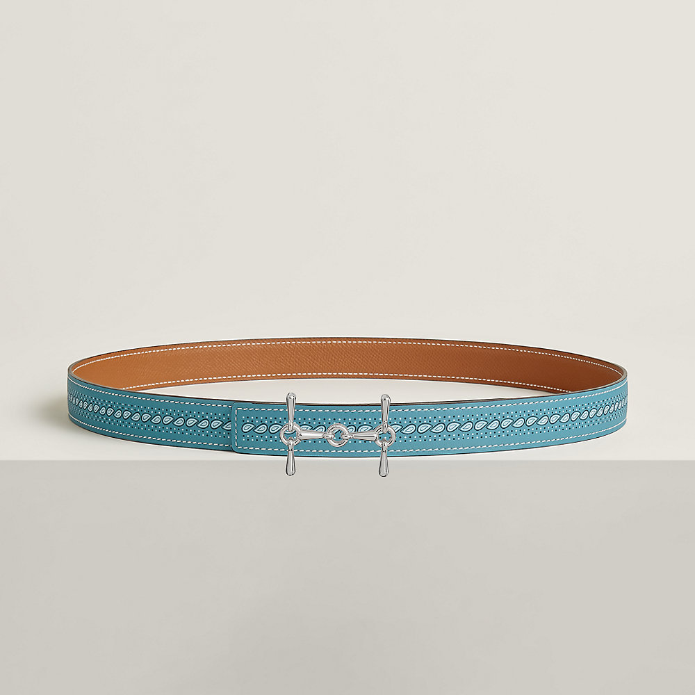 HERMES 革ベルト H Equestre belt buckle & Bandana leather strap 24 mm | Hermès Greece