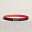 H Equestre belt buckle & Reversible leather strap 24&nbsp;mm, View: , view 1 of 3