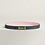 H Equestre belt buckle & Reversible leather strap 24&nbsp;mm, View: , view 2 of 3