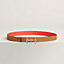 H Equestre belt buckle & Reversible leather strap 24 mm, view 1 of 3