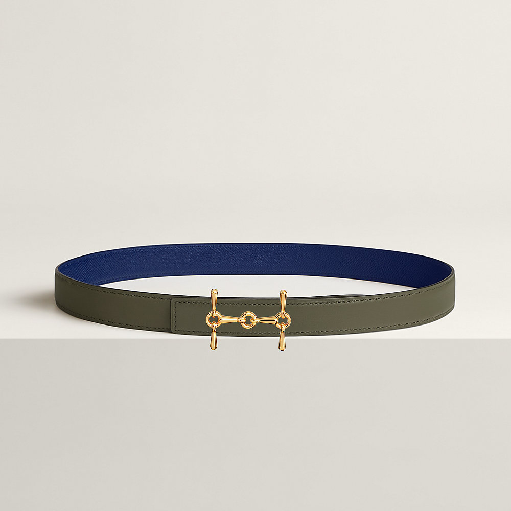 【HERMES】H Equestreベルト リバーシブルレザーストラップ24mm H Equestre belt buckle & Reversible leather strap 24 mm